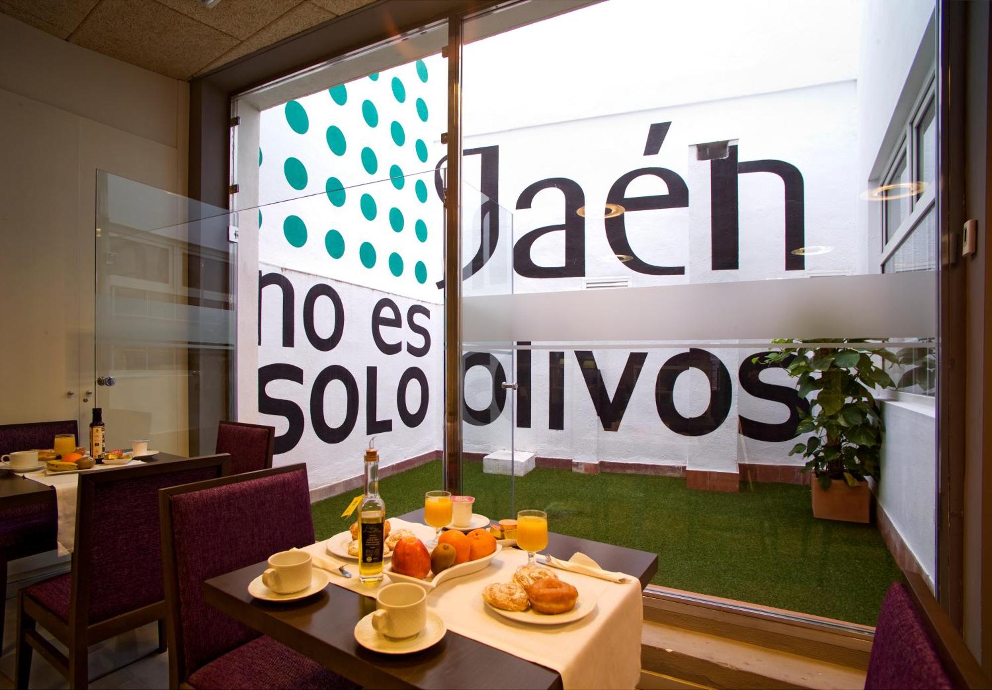 Hotel Europa Jaen Restoran foto
